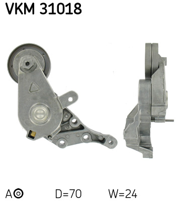 SKF VKM 31018 feszítőgörgő,...